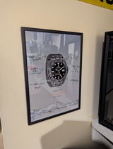 Explorer II Black Dial Illustrative Print
