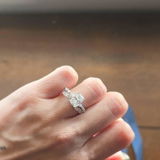 2 CT Oval Solitaire CVD E/VS2 Diamond Engagement Ring
