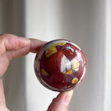 Mookaite Jasper Crystal Ball | Polished Stone Sphere for Home & Office Decor