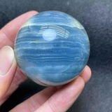 Natural Blue Onyx Calcite Crystal Ball Sphere for Home Decor or Gift