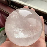 Clear Quartz Crystal Ball | Natural Clear Crystal Sphere for Home Decor