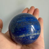 Lapis Lazuli Crystal Ball | Natural Blue Stone Sphere for Home Decor