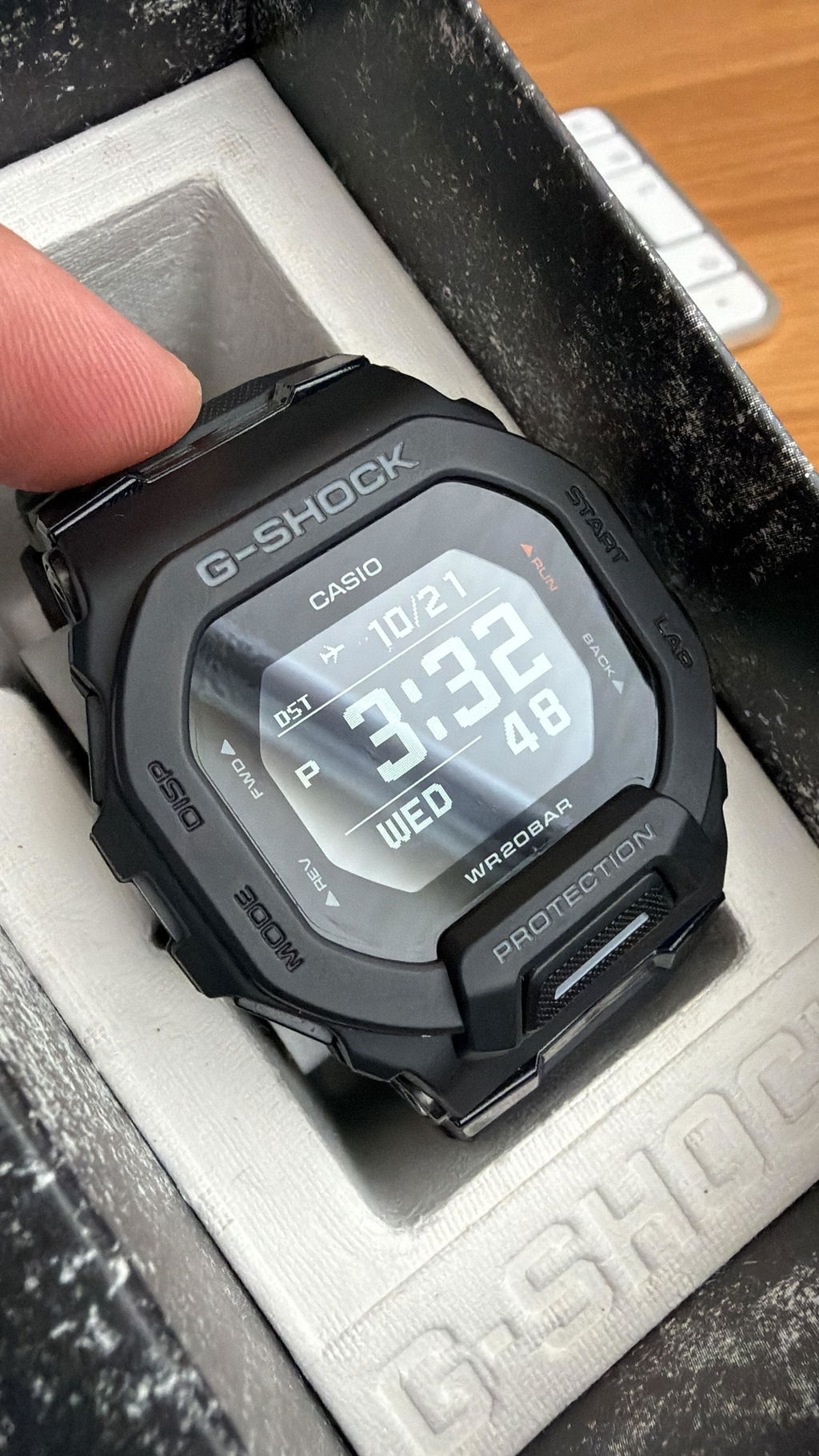 G-Shock Casio GBD 200-1ER folie protectie Alien Surface