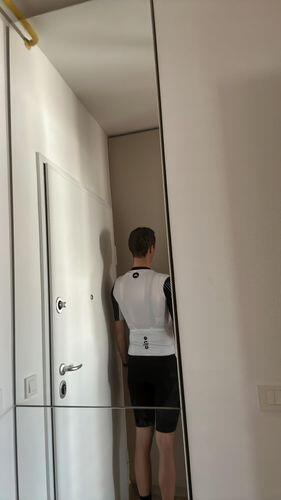 Moški kolesarski dres Flow bel