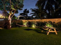 2 Pack RGB 19-LEDs Solar Landscape Spotlights Outdoor Wall Night Light IP65