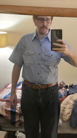 Deadstock Short Sleeve Chambray Utility Shirt