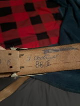 East German Grey Combat Belt