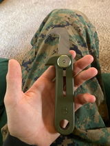 Issued French Army Paratrooper Hook Knife