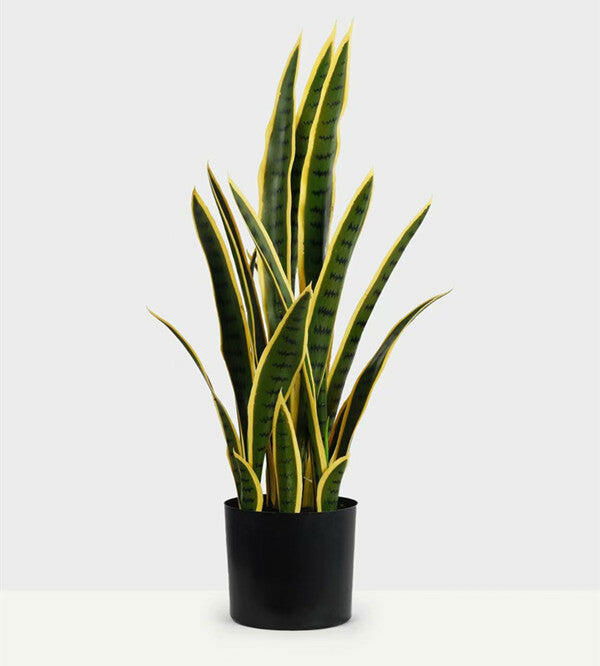Artificial Snake Plants (Sansevieria Trifasciata) Floor Foliage Plant in Planter
