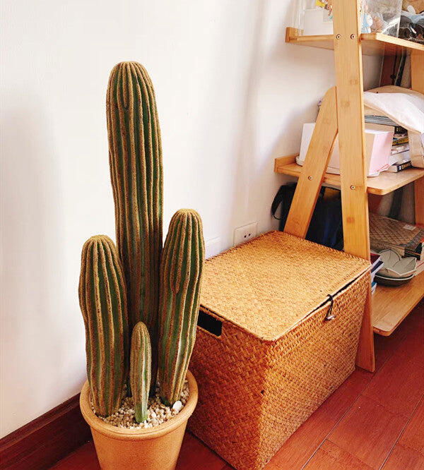 Single Artificial Cactus Potted 73cm Cactus Morocco Desert Psammophyte