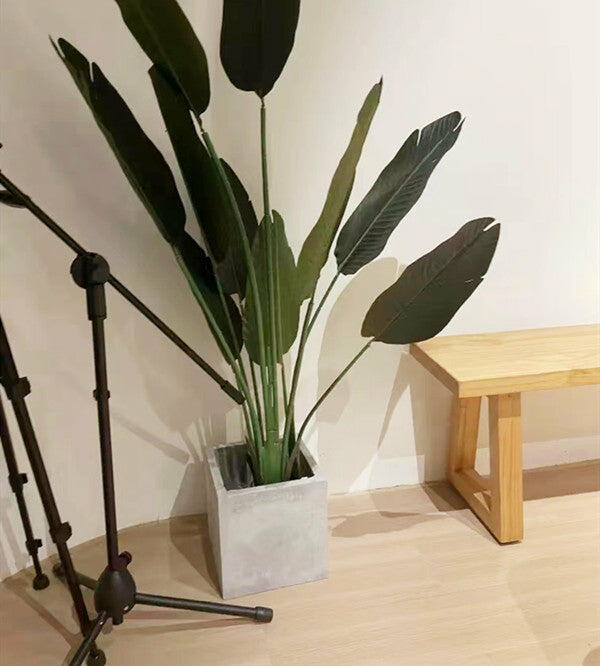 Artificial Banana Leaf Tree 11 Leaves in Planter