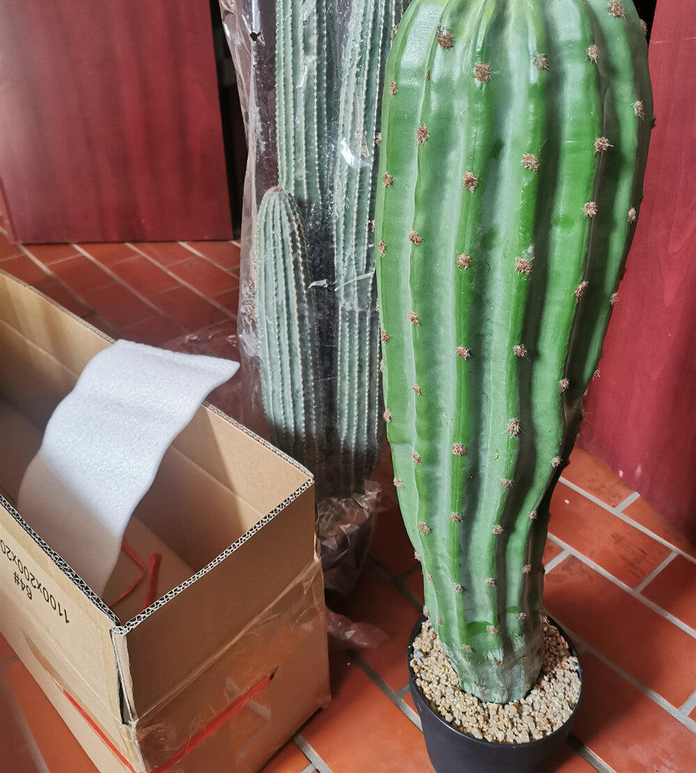 Single Artificial Cactus Potted 73cm Cactus Morocco Desert Psammophyte