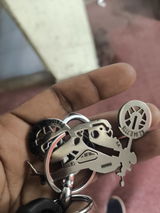 Personalised Bike Keychain