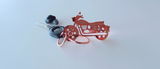 Personalised Bike Keychain