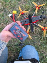2-Pack Ovonic 6S 1550mAh 160C 22.2V LiPo Battery w/XT60 Plug