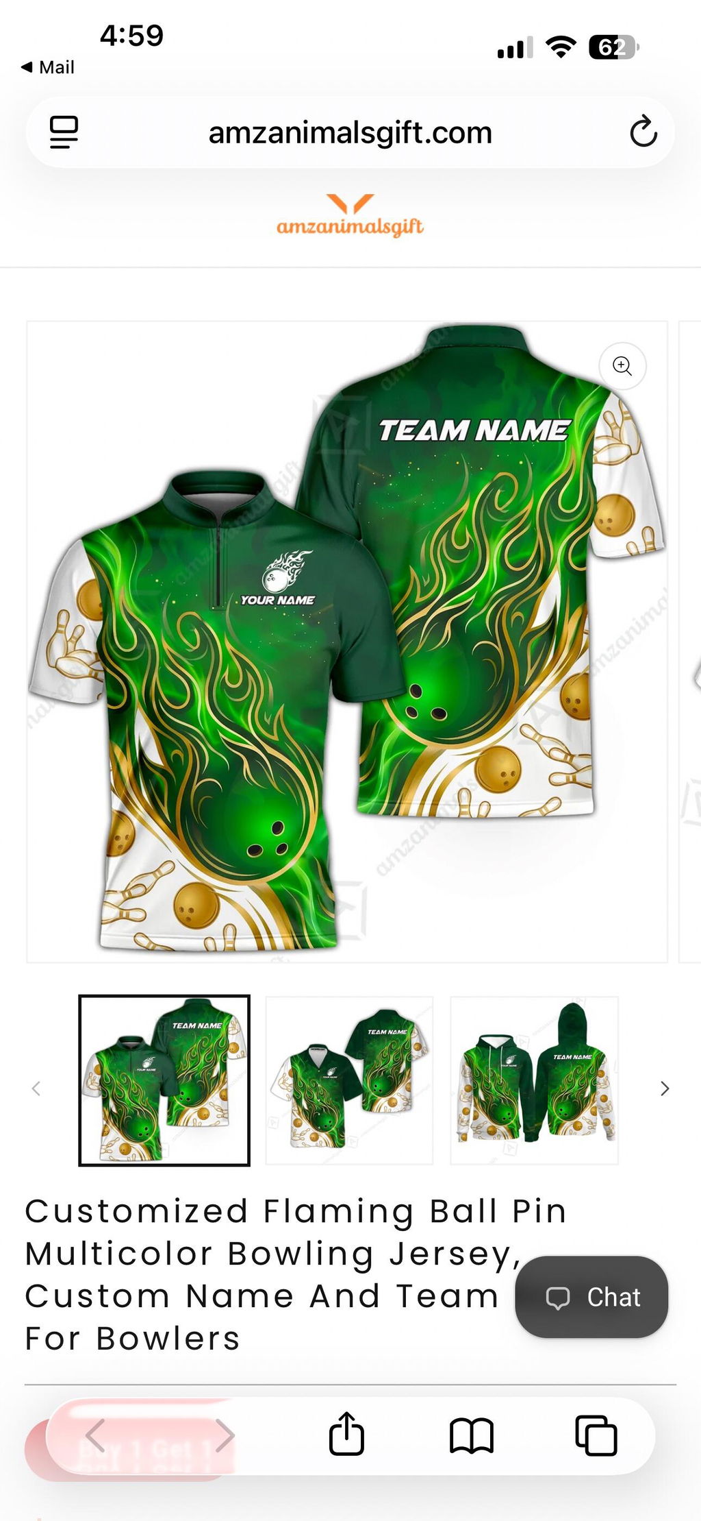 Customized Flaming Ball Pin Multicolor Bowling Jersey, Custom Name And Team Name For Bowlers