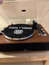 Angels Horn H019 Hi-Fi Bluetooth Turntable with Built-in Speakers vintage record player