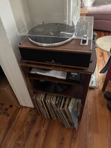 Angels Horn H019 Hi-Fi Bluetooth Turntable with Built-in Speakers vintage record player
