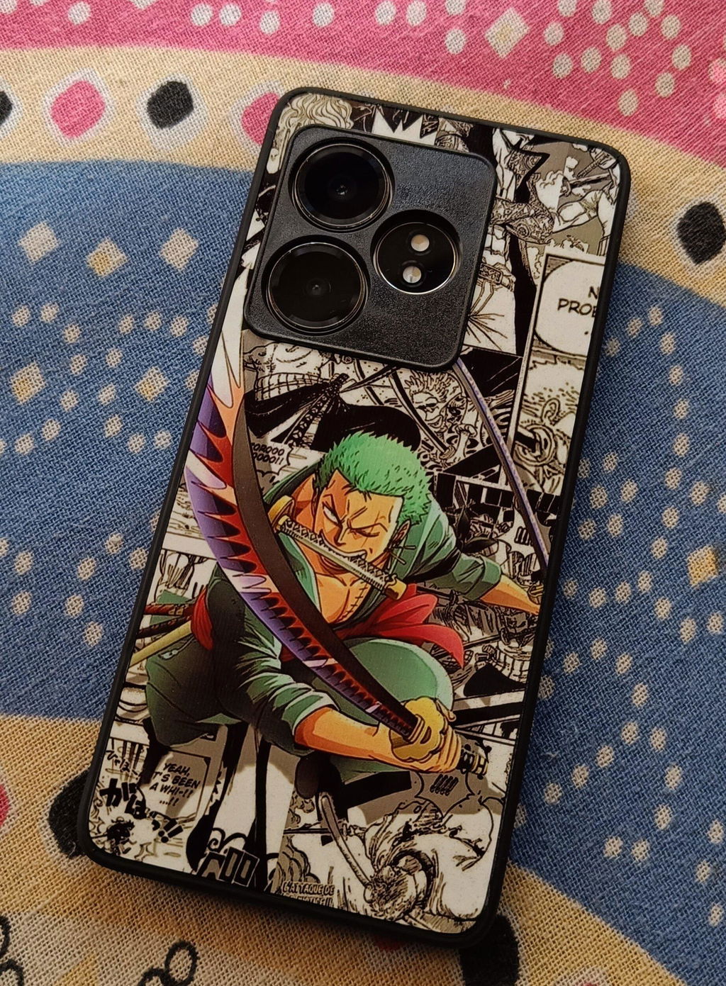 Roronoa Manga Silicone Armored Phone Case