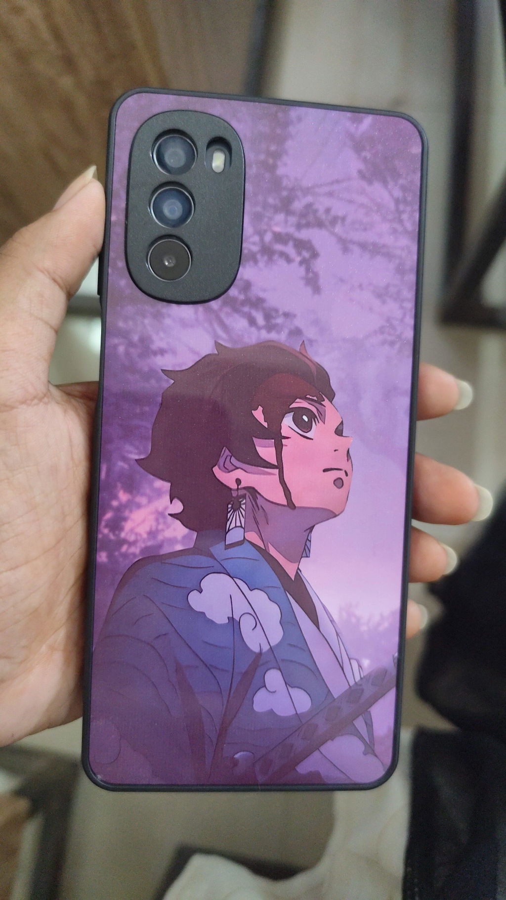 Tanjiro Aesthetic Silicone Armored Phone Case