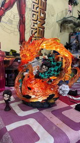 Demon Slayer Tanjiro Kamado Fighting Action Figure (30 cm)