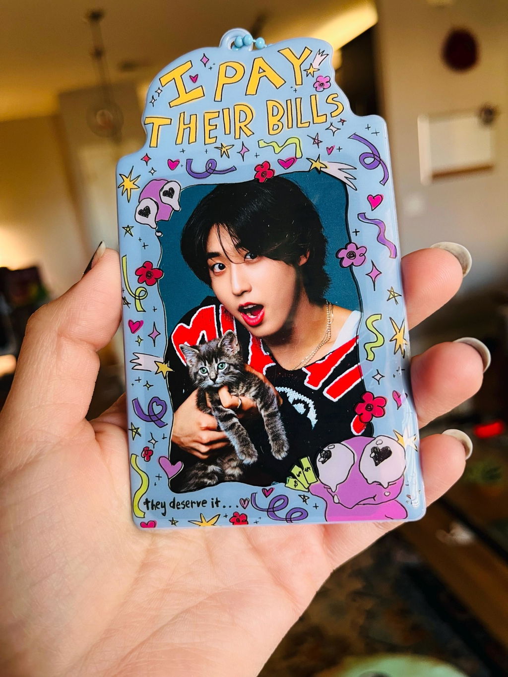 I PAY THEIR BILLS PVC Photocard Holder