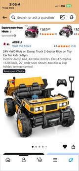 24V Kids Military Dumper