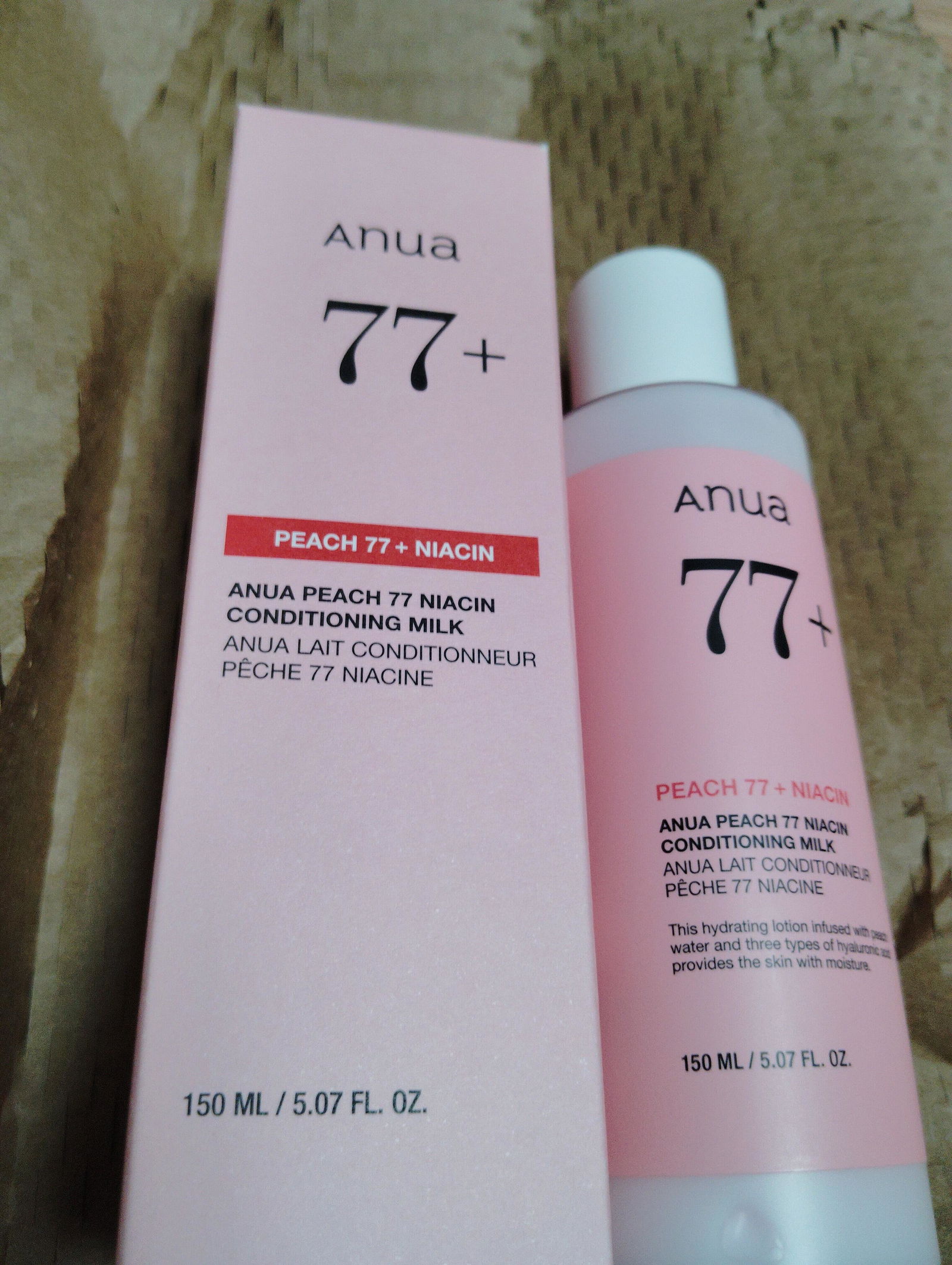 桃77ナイアシンコンディショニングミルク 150ml | アヌア Anua