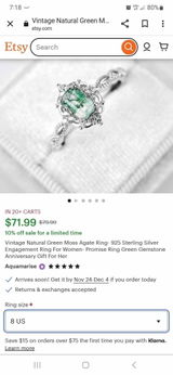 Etsy customer review photo