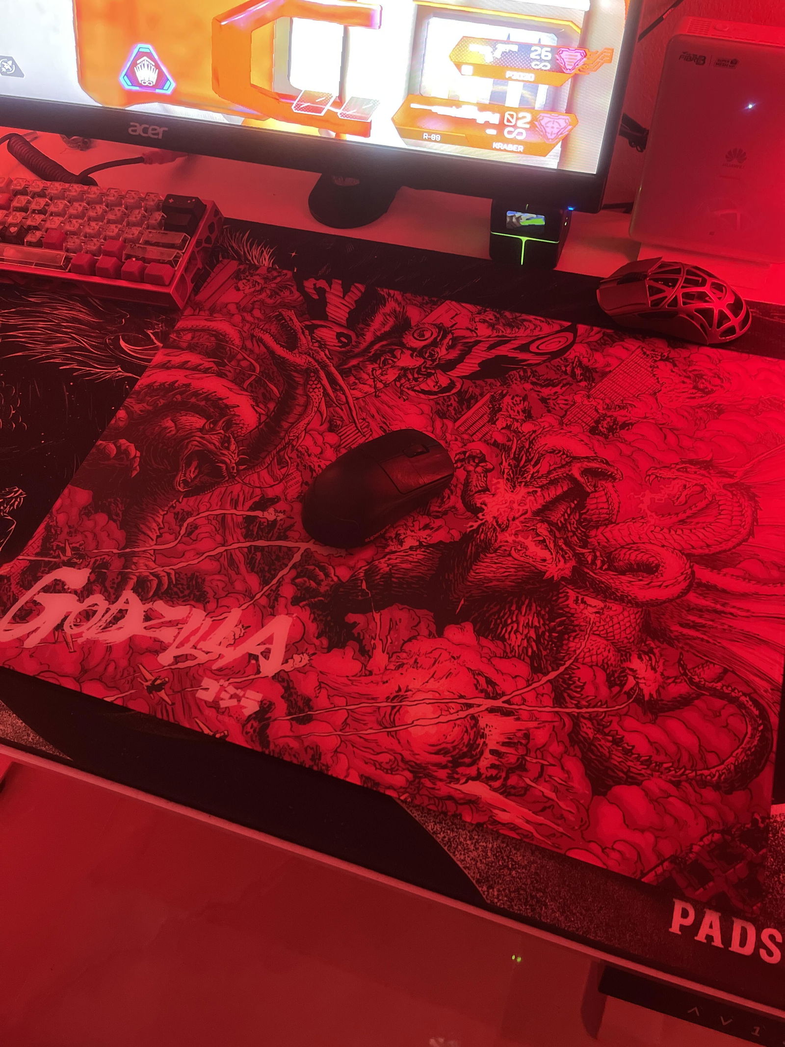 CHAINSAW MAN COLLECTION - LUNAR SPEED Glass Pad (sku: AS-GP3L-CSM
