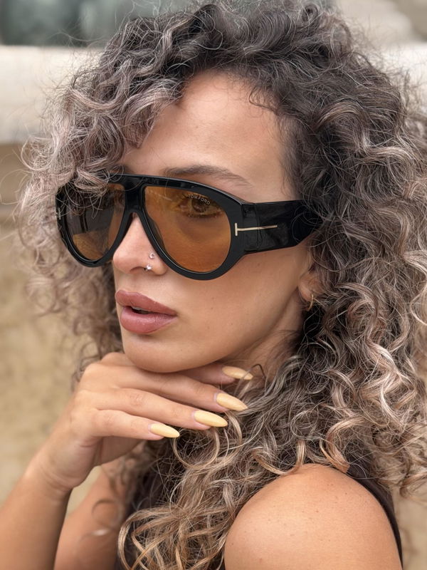Customer wearing Tom Ford sunglasses