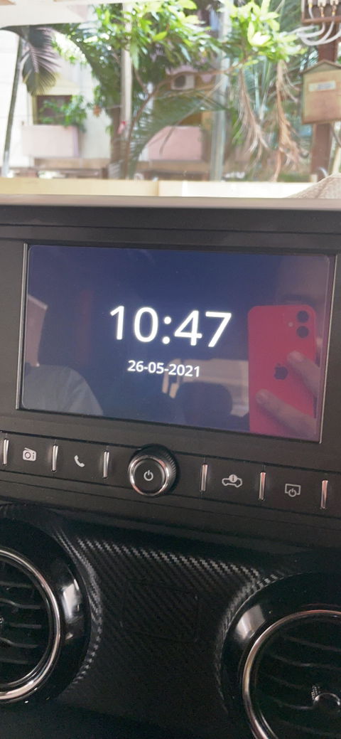 Customer photo of Mahindra Thar 7 Inch Infotainment Screen Guard (2020–2024) from Ravi's review