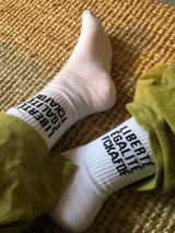FCKAFDÉ Statement Socken - white
