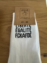 FCKAFDÉ Statement Socken - white