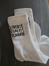 FCKAFDÉ Statement Socken - white