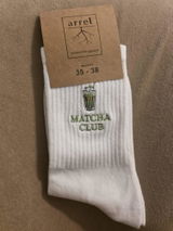 Matcha Club Statement Socken