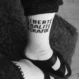 FCKAFDÉ Statement Socken - white