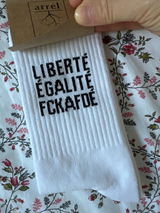 FCKAFDÉ Statement Socken - white