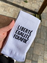 FCKAFDÉ Statement Socken - white