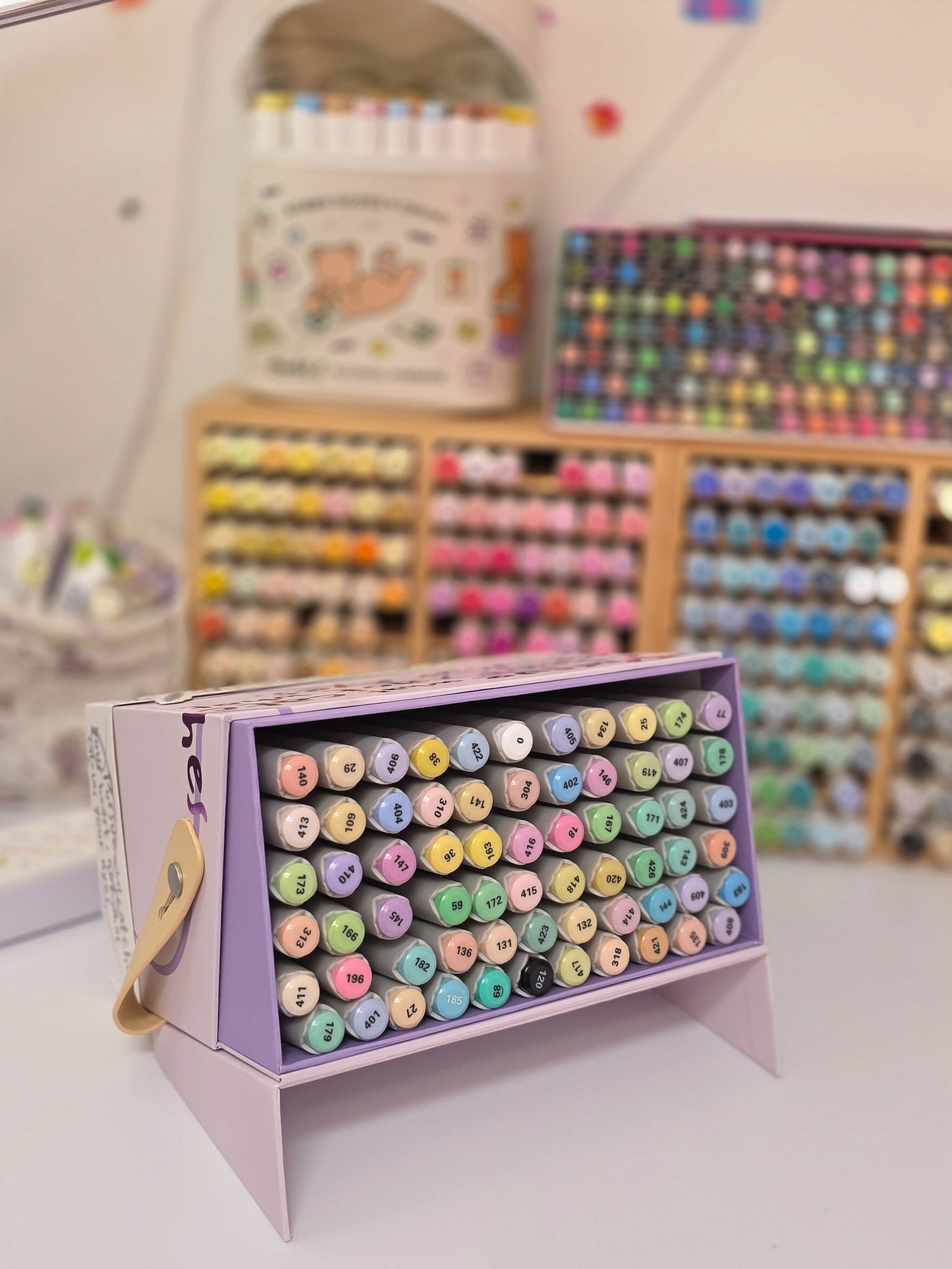 Arrtx 60 Colors Acrylic Markers Automatic Ink Control Direct Liquid In