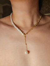 Artemis’ Dewdrop Pearl Necklace