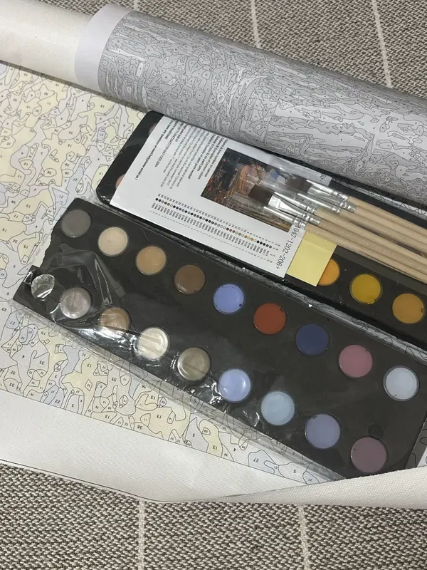 Custom Paint by Numbers from Photo - Personalized Kit