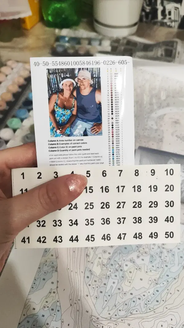 Custom Paint by Numbers from Photo - Personalized Kit