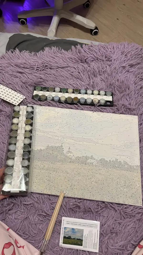Custom Paint by Numbers from Photo - Personalized Kit