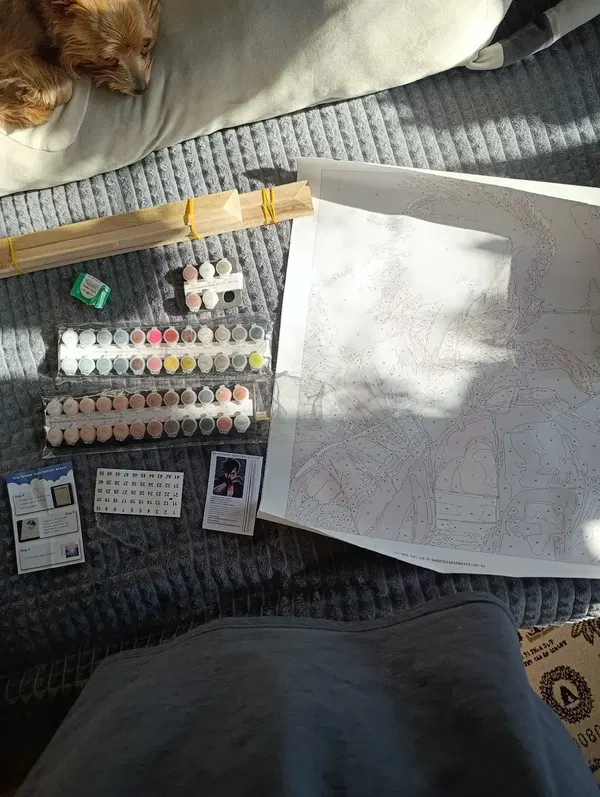 Custom Paint by Numbers from Photo - Personalized Kit