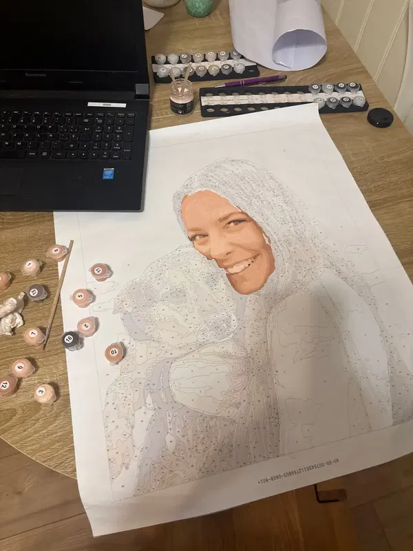 Custom Paint by Numbers from Photo - Personalized Kit