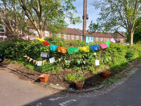 Mexican Papel Picado Plastic Bunting