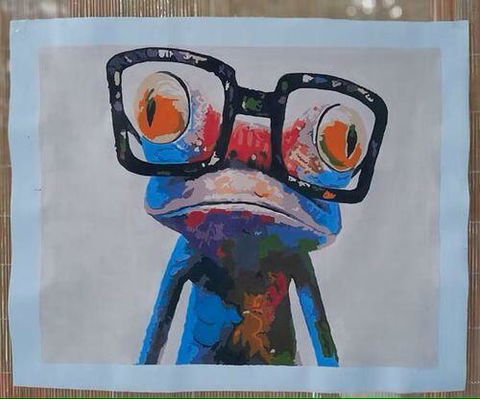 Malen nach Zahlen - Pop Art Crazy Frog