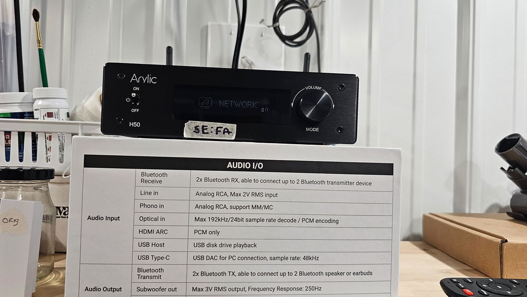 A100 100W x 2 Power amplifier with FM