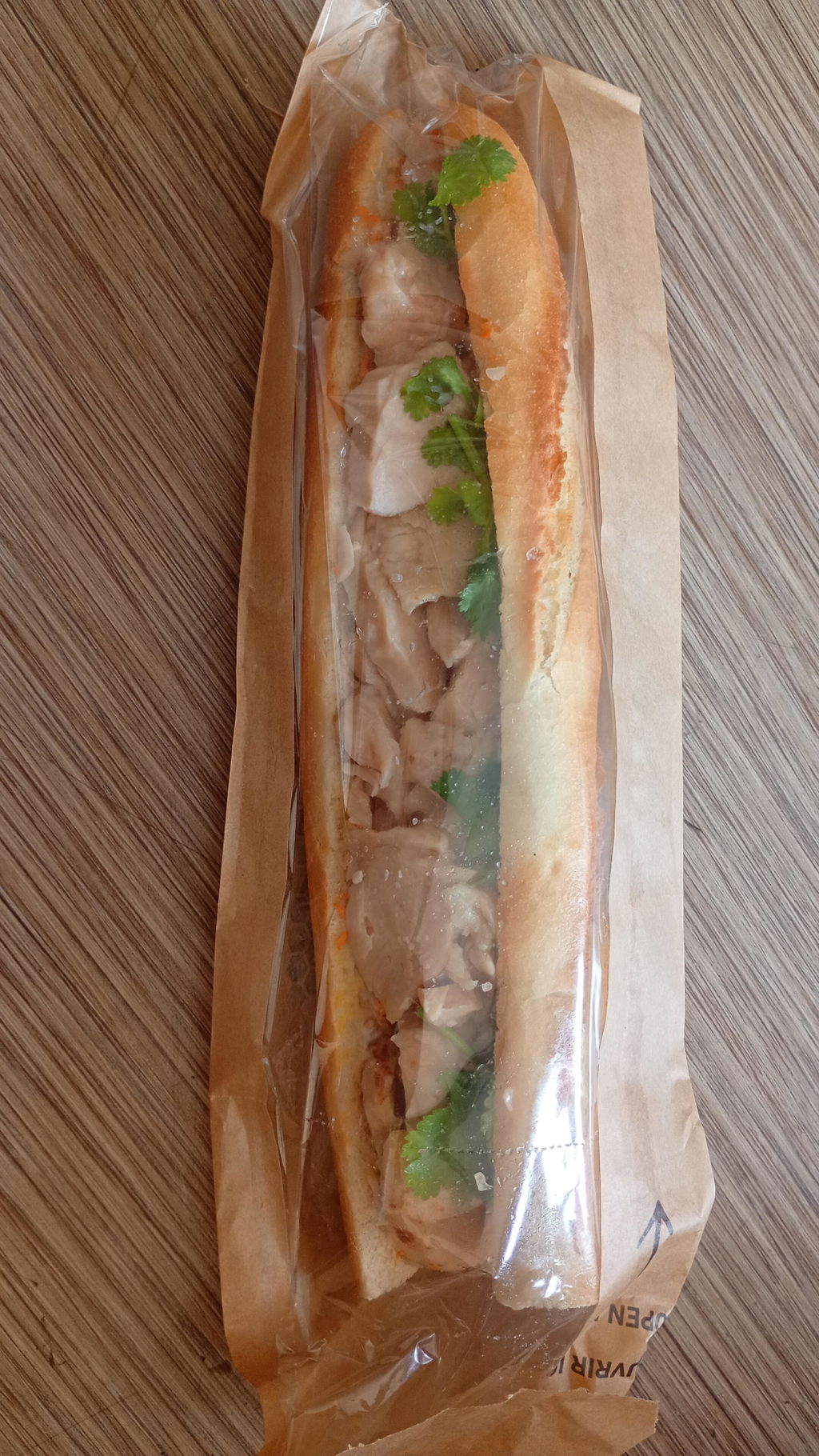 sandwich au poulet roti
